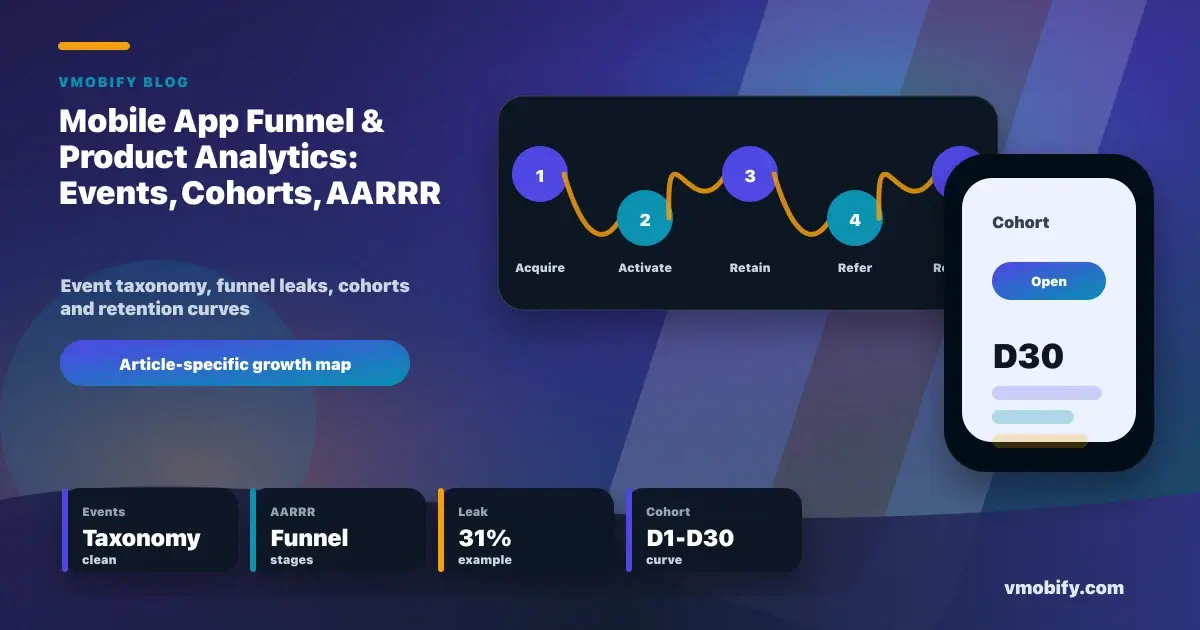 Mobile App Funnel & Product Analytics: Activation, Cohorts, North-Star